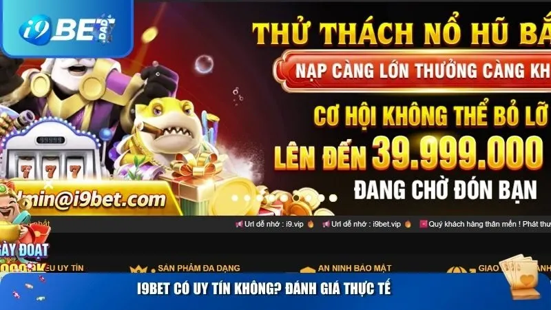 i9bet có uy tín không? Đánh giá thực tế